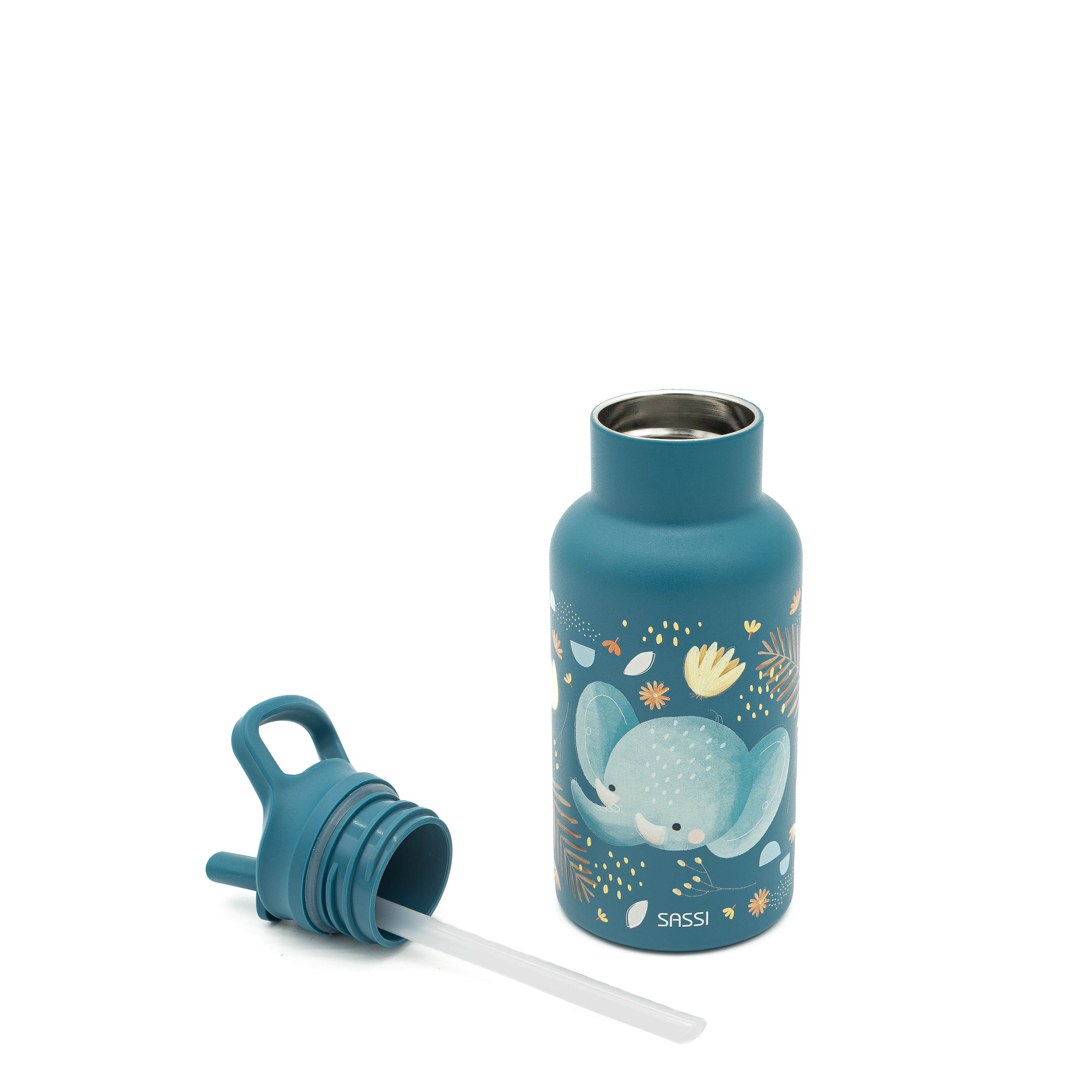 SASSI Термос шише за деца 350ml (нерѓосувачки челик/двоен ѕид) - Elephant