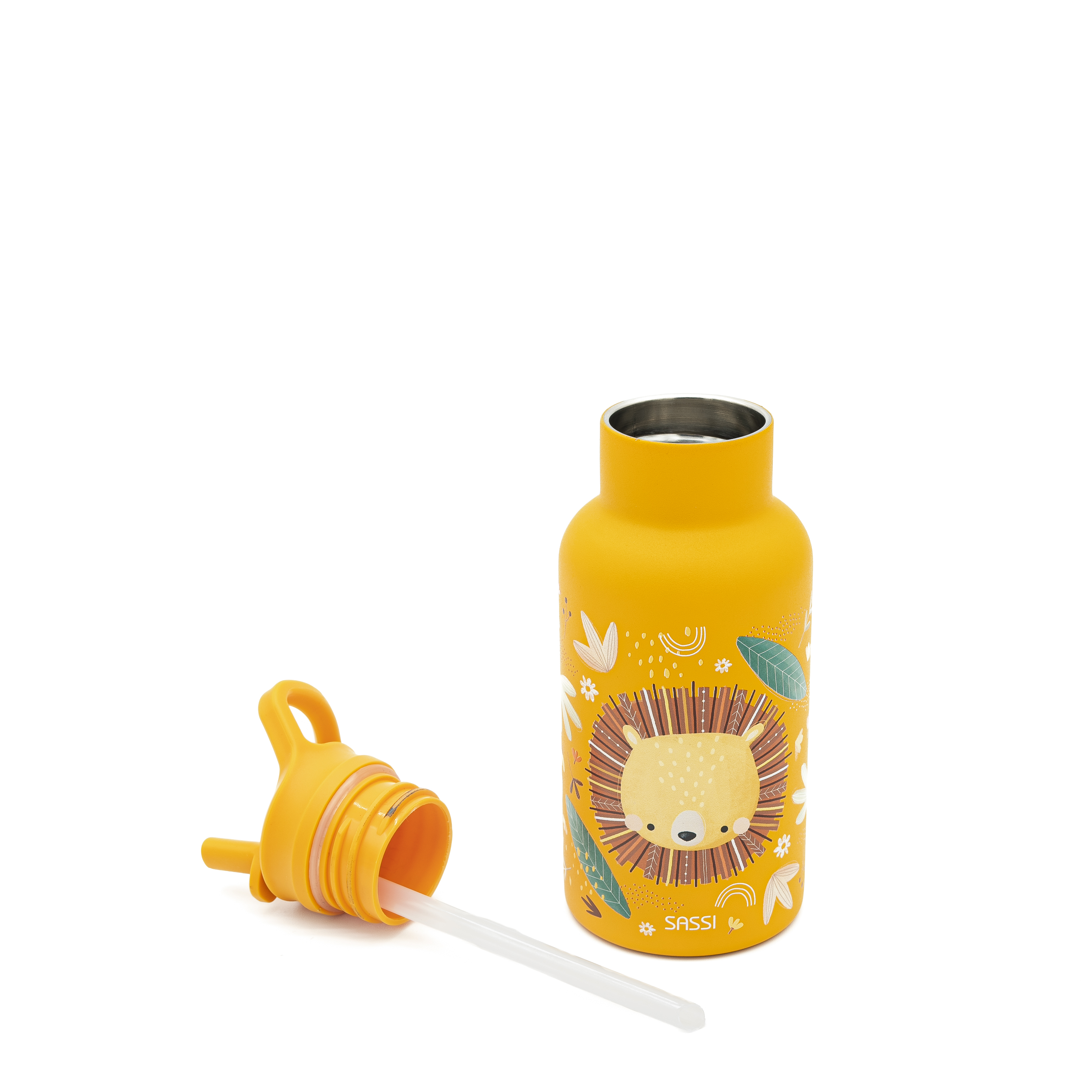 SASSI Термос шише за деца 350 ml (нерѓосувачки челик / двоен ѕид) – Lion