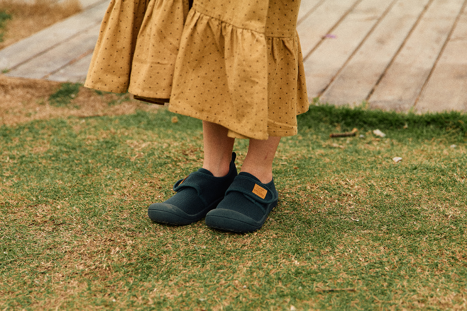 Обувки за деца –Barefoot Skin shoes Deep green