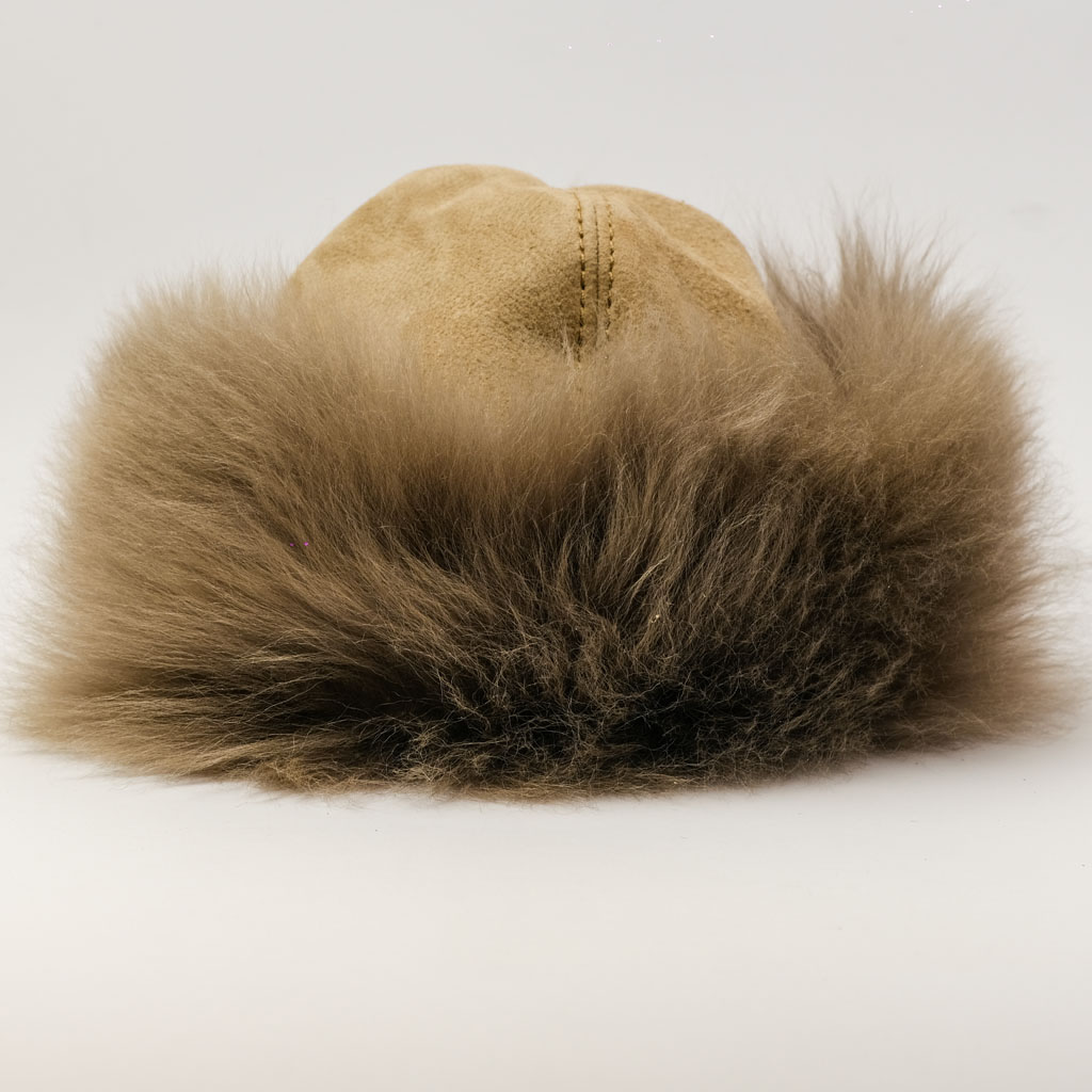 Cosy Shapka for her волнена 100% овча волна и кожа