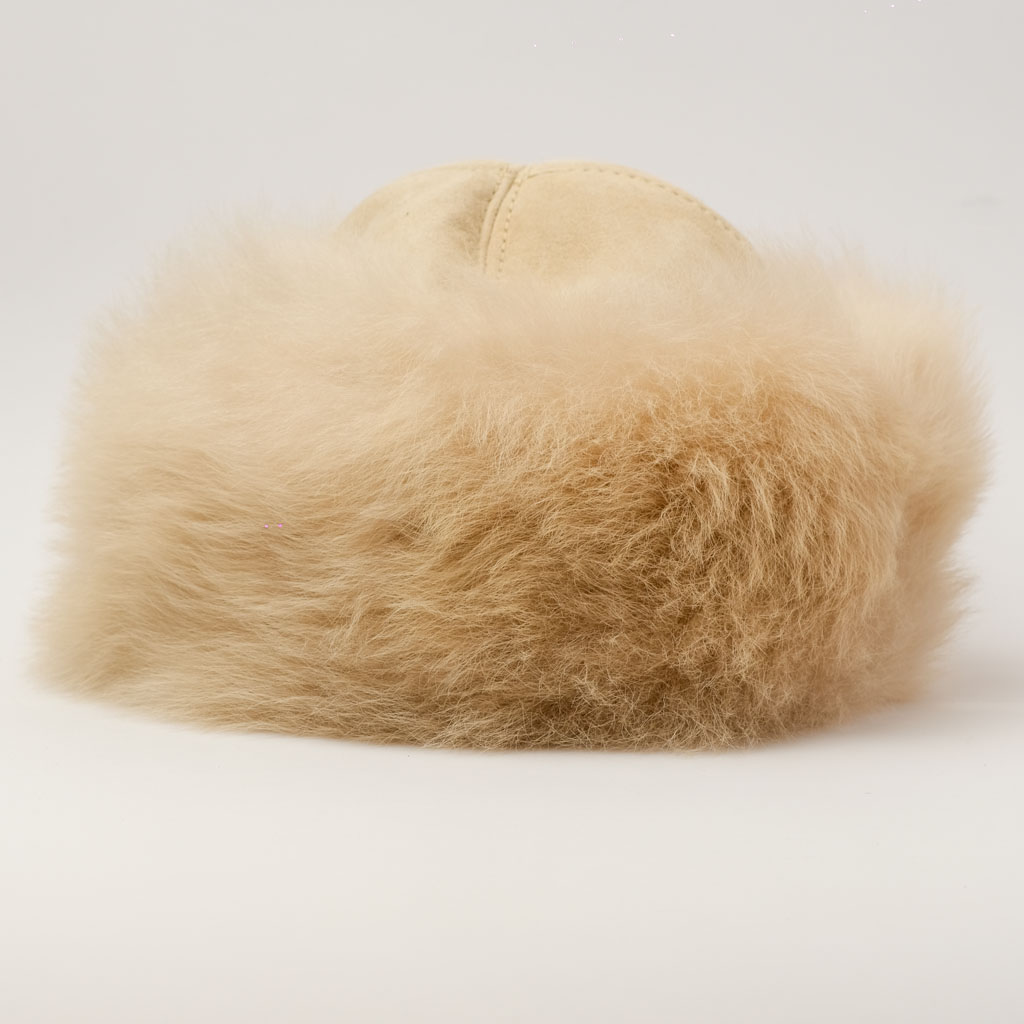 Cosy Shapka for her волнена 100% овча волна и кожа