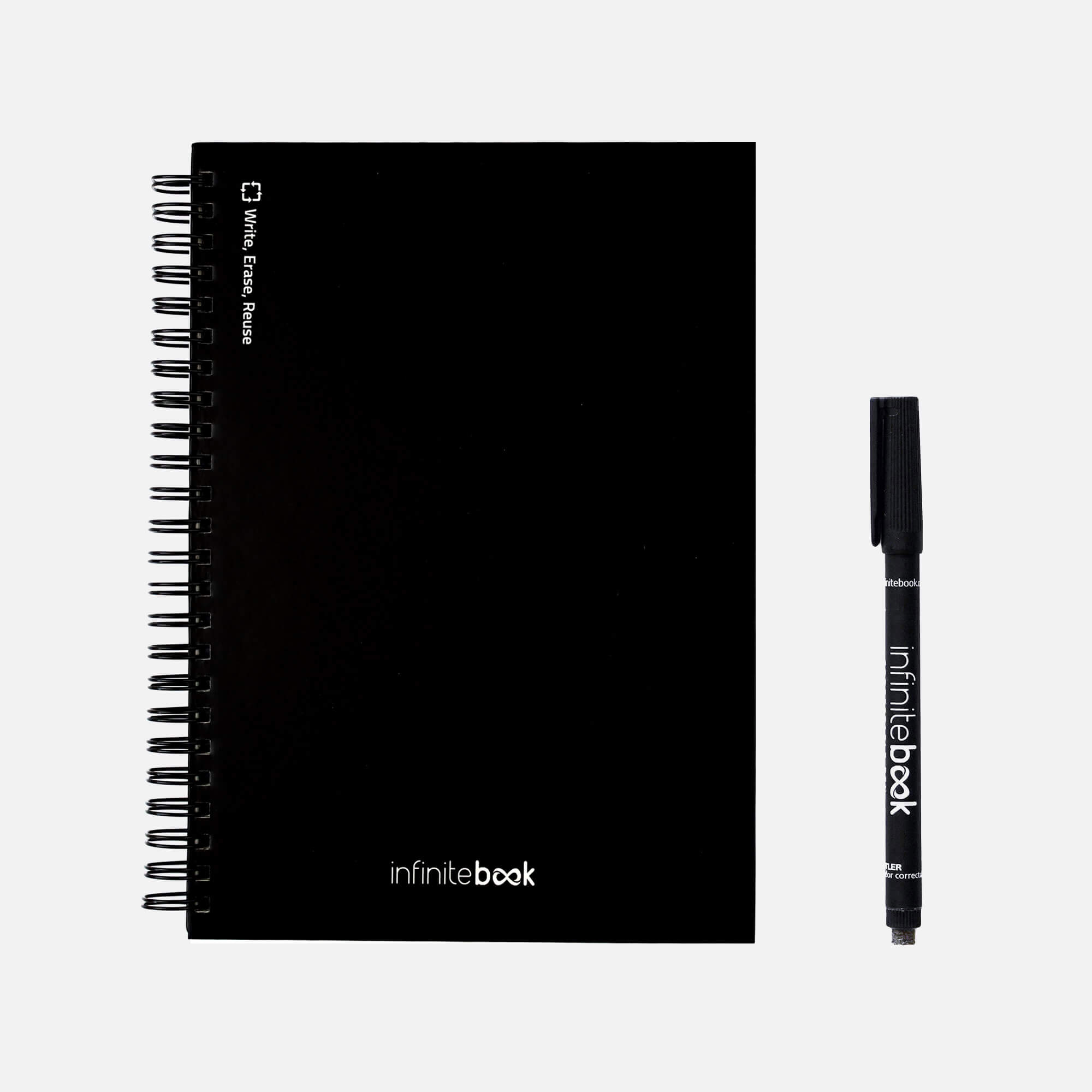 Реупотреблив нотес со маркер Infinitebook A5 Hard Cover + To Do