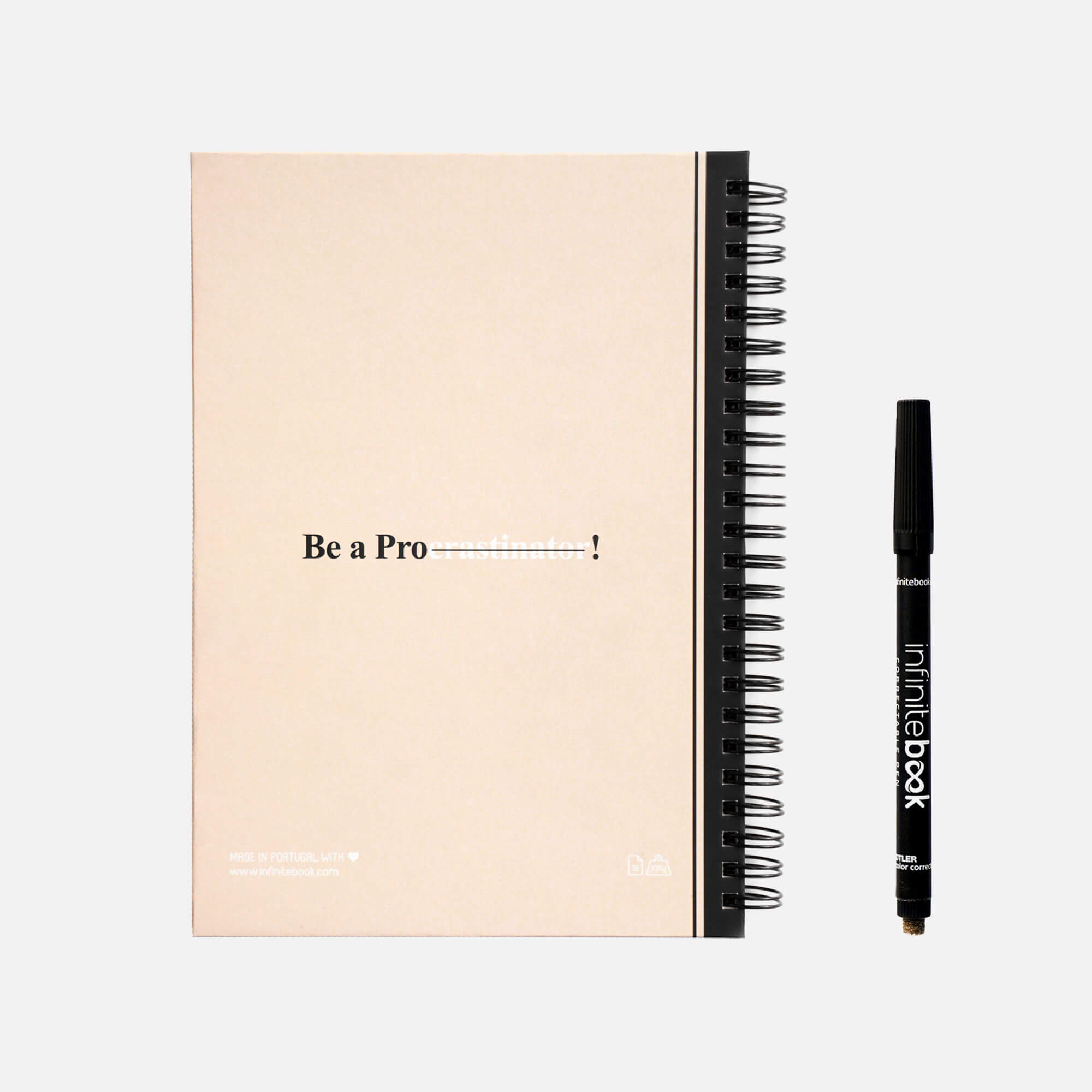 Реупотреблив нотес со маркер Infinitebook A5 Iconic Makers Hard Cover