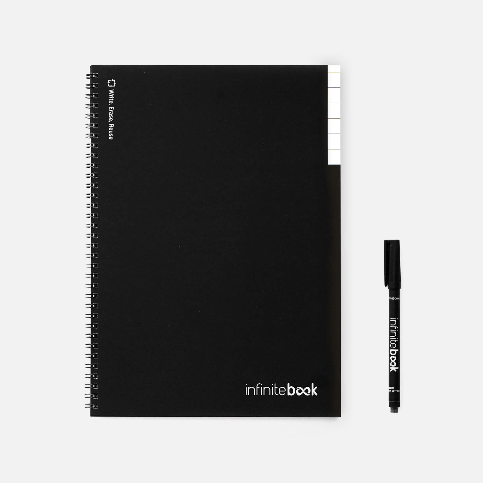 Сет Реупотреблива тетратка Starter Kit Infinitebook A4 ( маркер,прскалка,крпче,сунѓер)