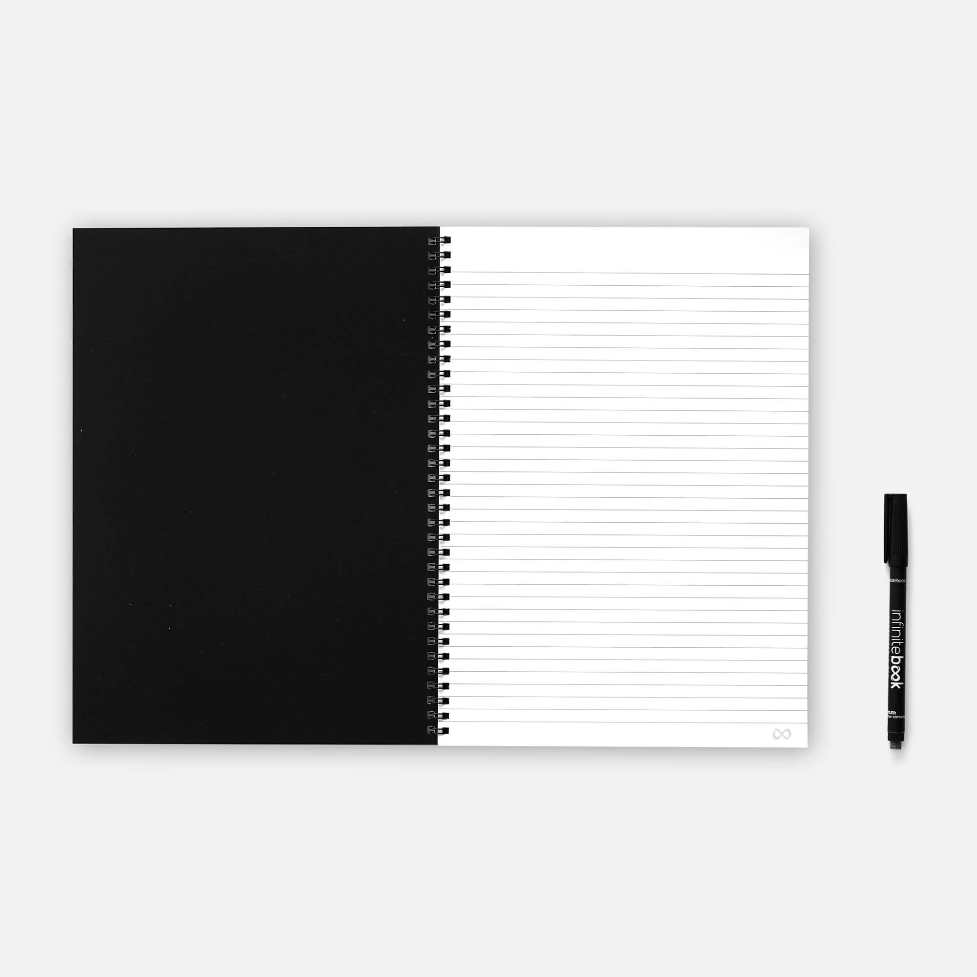 Сет Реупотреблива тетратка Starter Kit Infinitebook A4 ( маркер,прскалка,крпче,сунѓер)