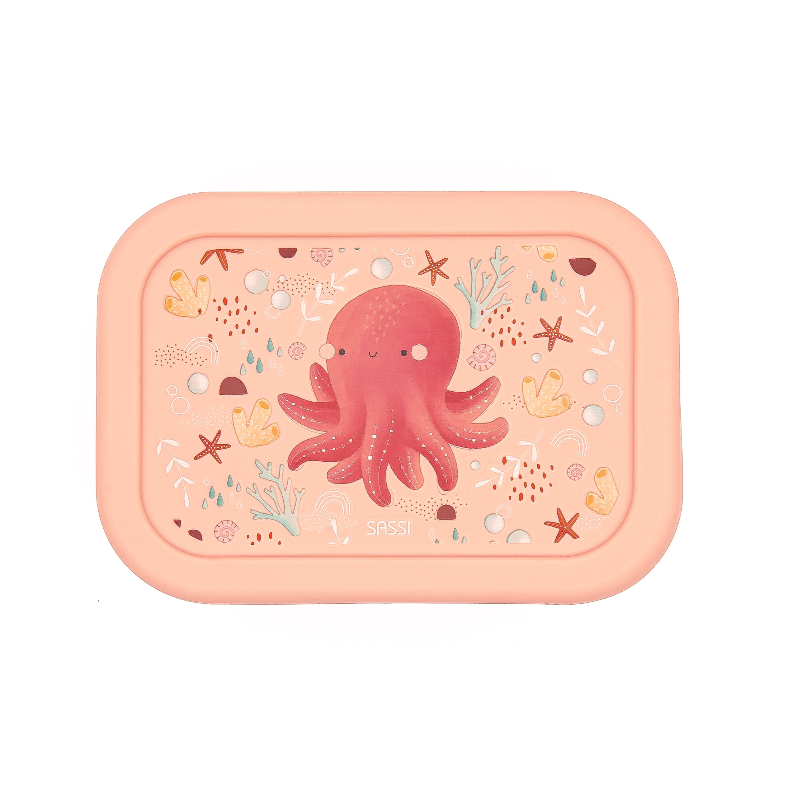 SASSI Силиконска кутија за храна за деца – Octopus