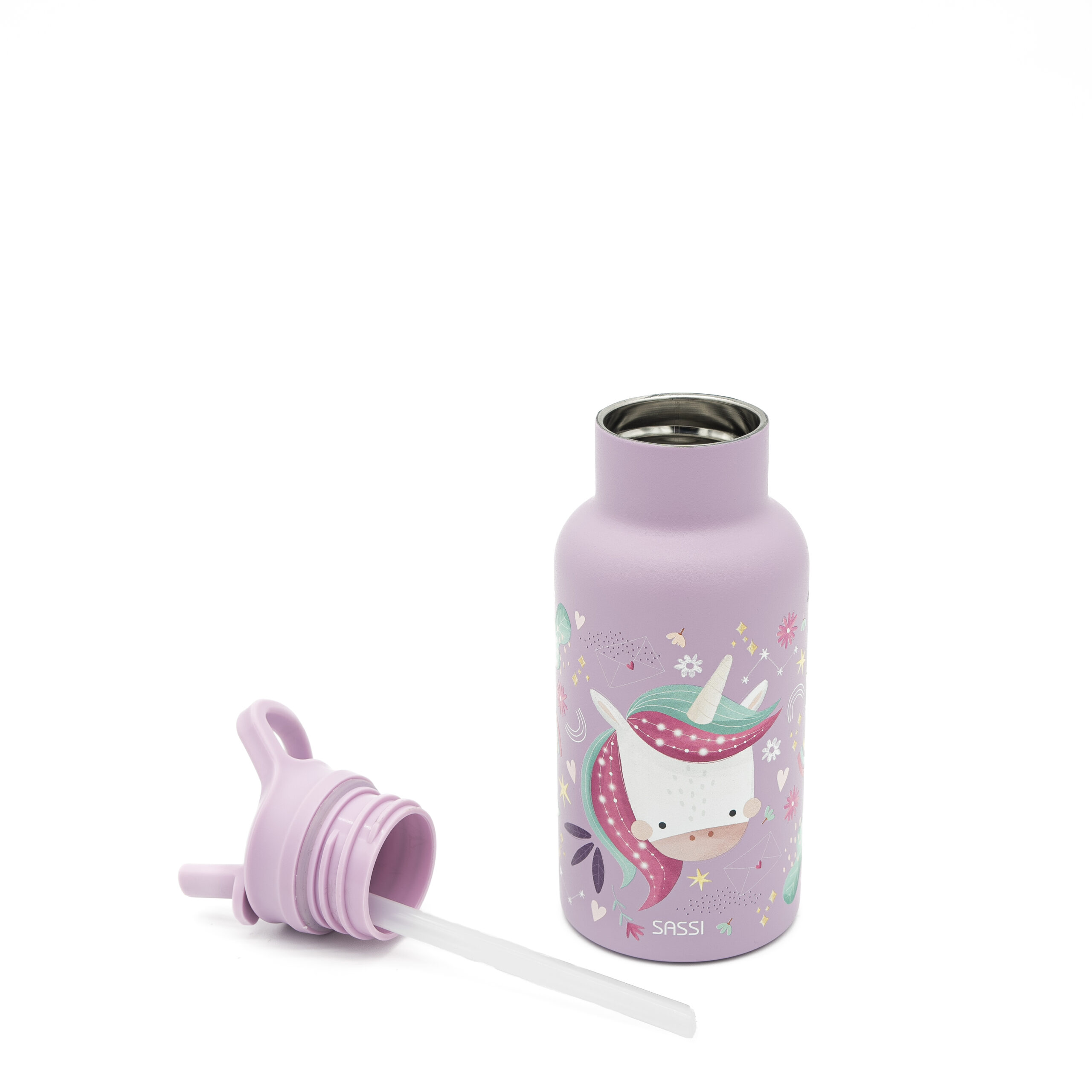 SASSI Термос шише за деца 350ml (нерѓосувачки челик/двоен ѕид) –Unicorn