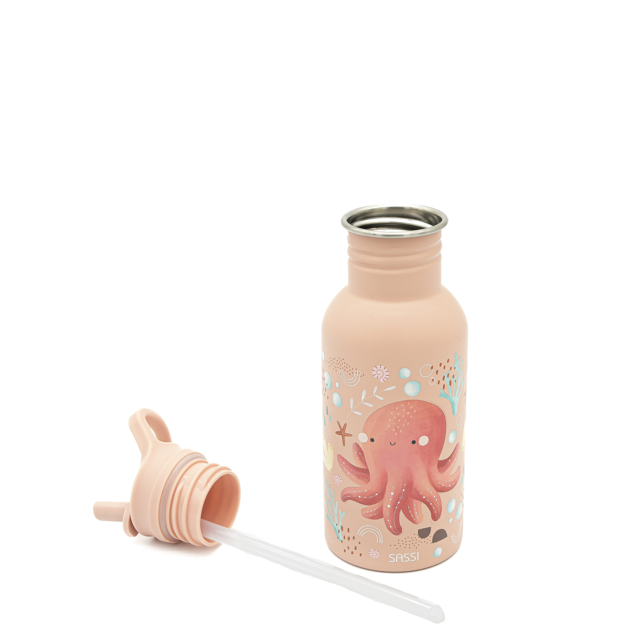 SASSI Термос шише за деца 500 ml (нерѓосувачки челик) – Octopus