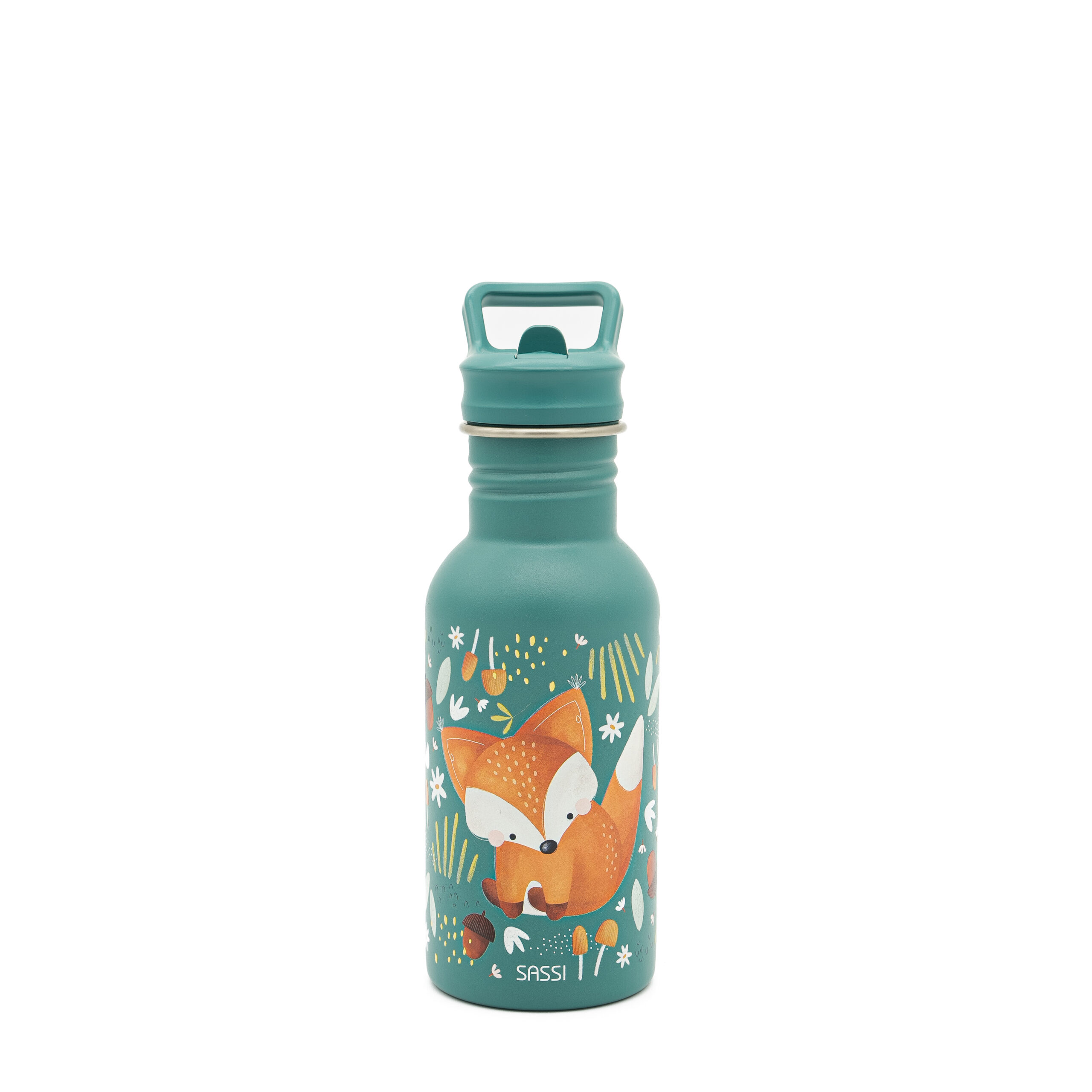 SASSI Термос шише за деца 500 ml (нерѓосувачки челик) – Fox