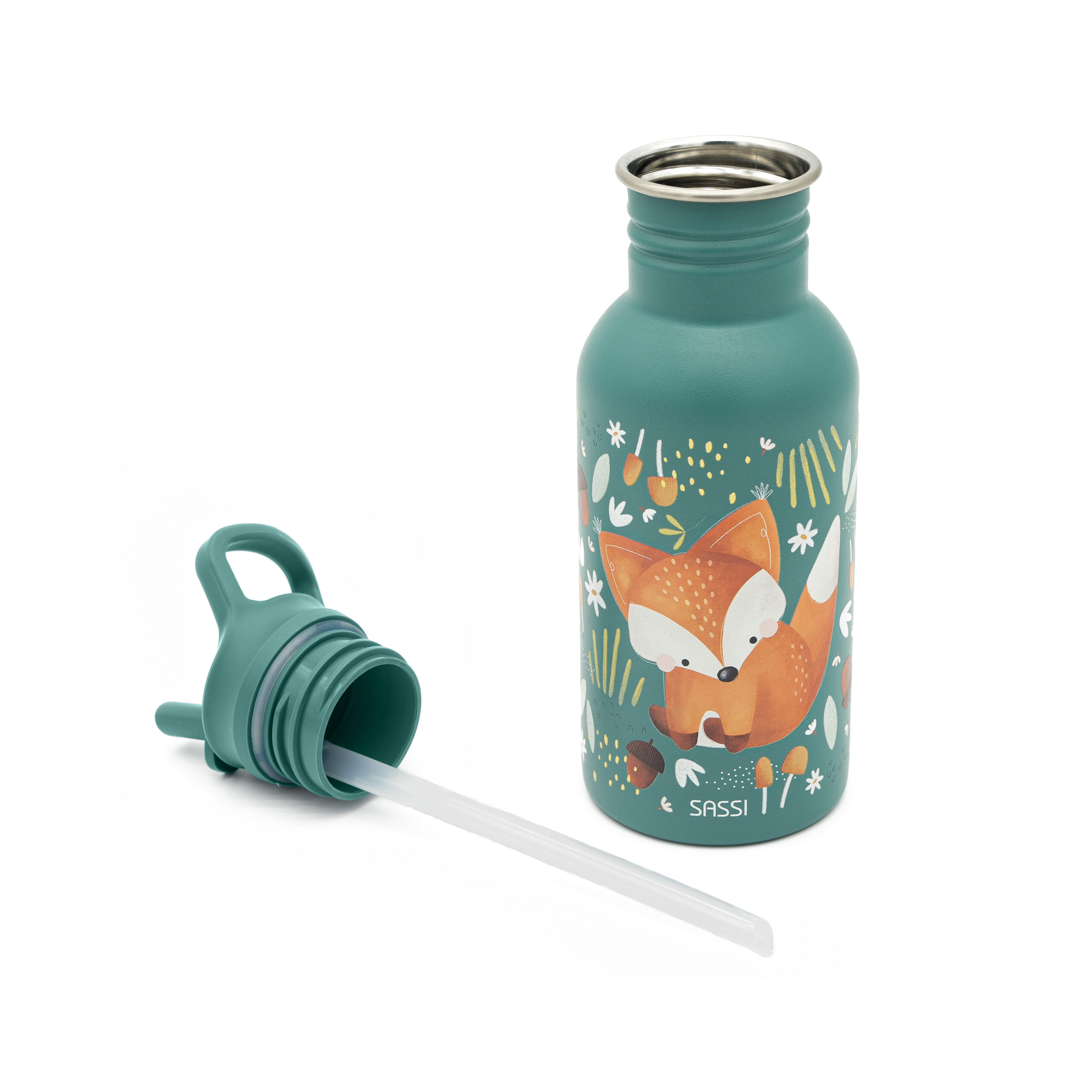 SASSI Термос шише за деца 500 ml (нерѓосувачки челик) – Fox