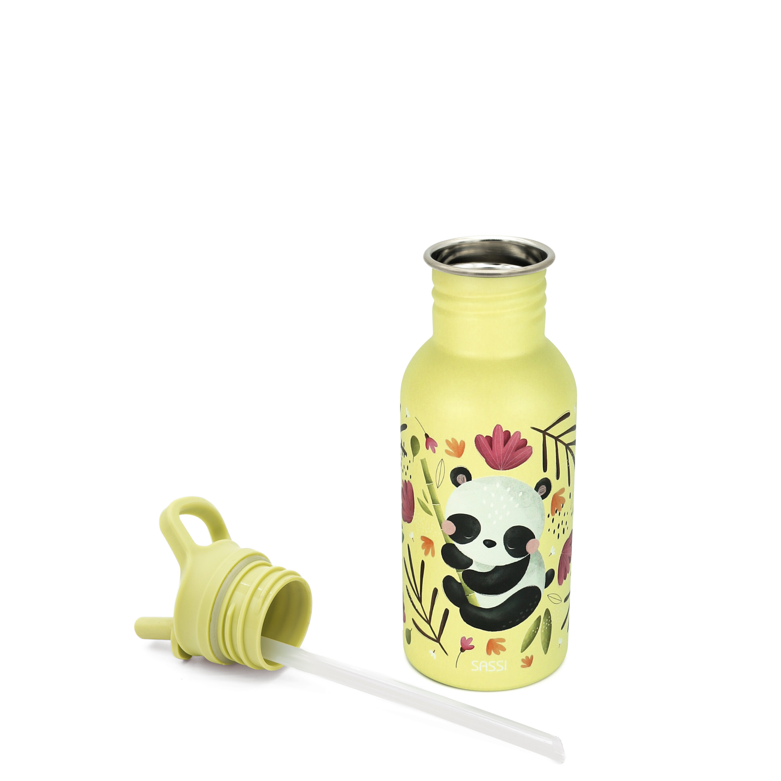 SASSI Термос шише за деца 500 ml (нерѓосувачки челик) –Panda