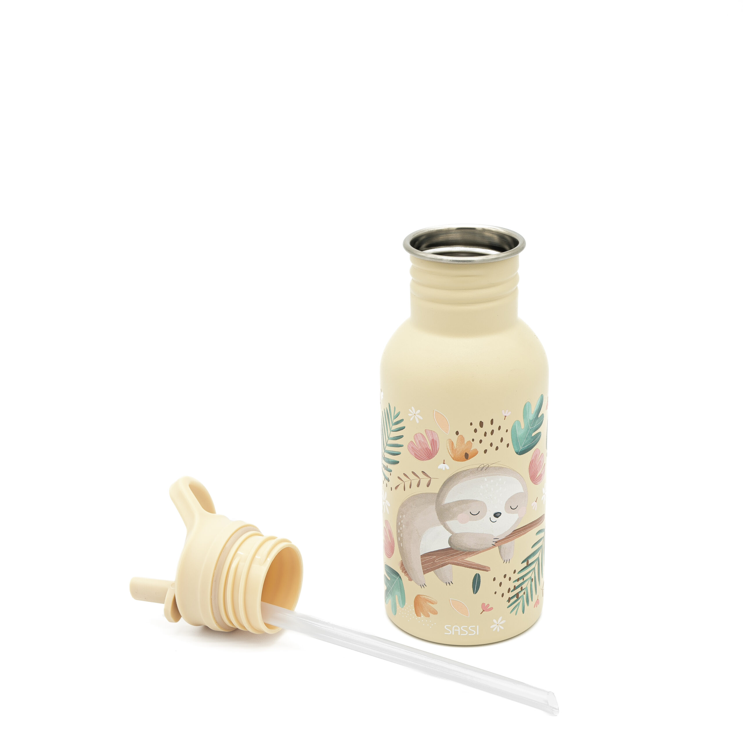 SASSI Термос шише за деца 500 ml (нерѓосувачки челик) - Sloth