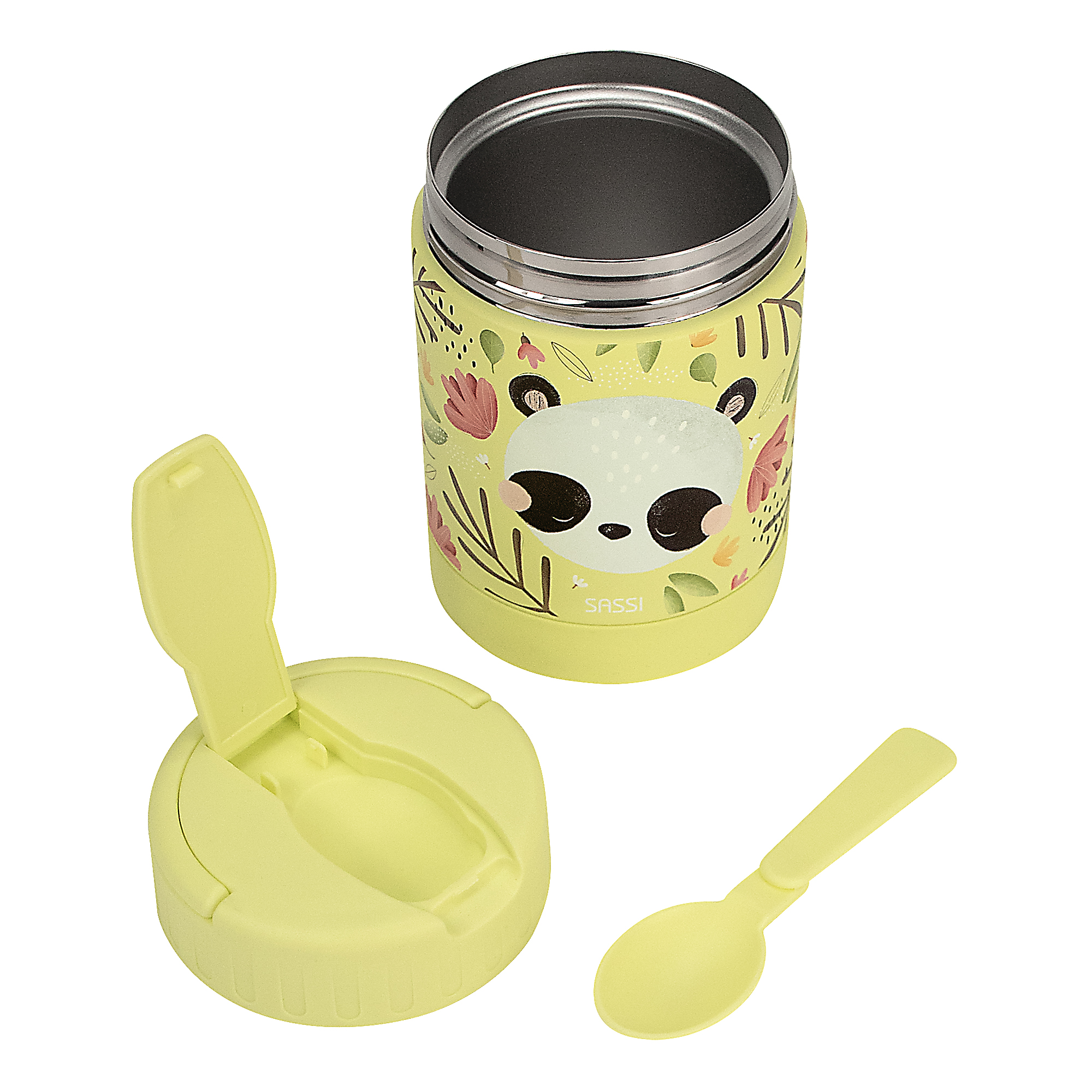 SASSI Термос тегличка 350ml за бебе/деца (нерѓосувачки челик) – Panda
