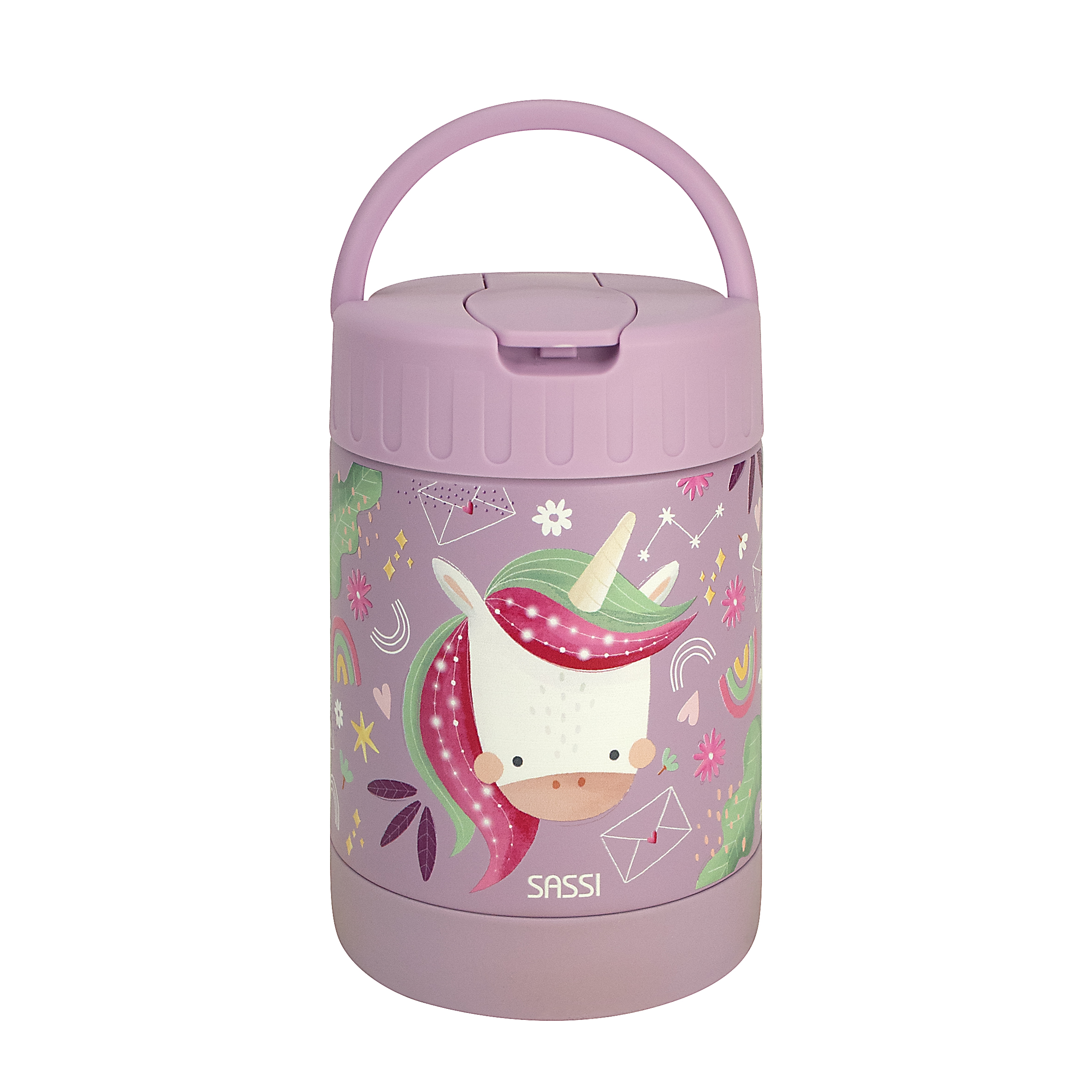 SASSI Термос тегличка 350ml за бебе/деца (нерѓосувачки челик) -Unicorn